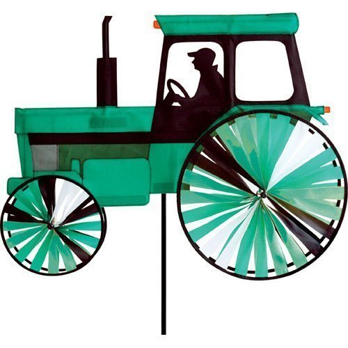 Modern Green Tractor Spinner -24"