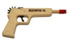 Magnum .45 Wood Rubber Band Pistol