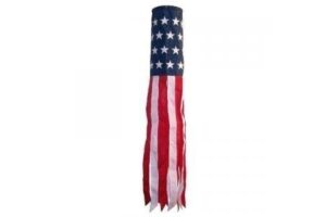 Embroidered USA Windsock by In The Breeze - 40"