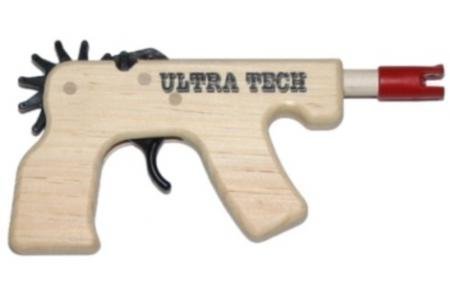 Ultra Tech Wood Rubber Band Pistol