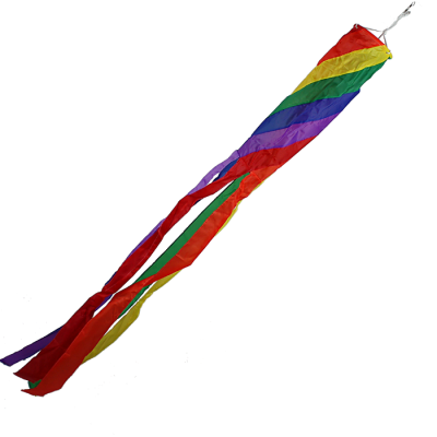 Diagonal Rainbow Windsock - 60"