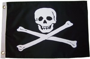 Jolly Roger 3' x 5' Grommeted Pirate Flag