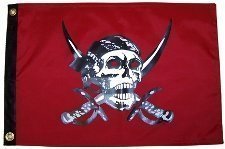 Caribbean Pirate 3' x 5' Grommeted Pirate Flag
