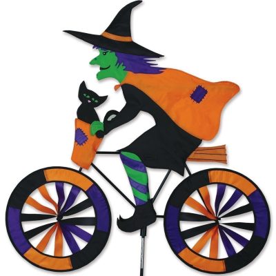 Witch on a Bicycle/Bike Spinner - 30" by Premier