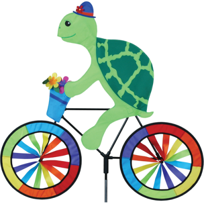 Turtle on a Bicycle/Bike Spinner - 30" by Premier Kites