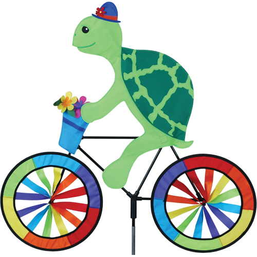 Turtle on a Bicycle/Bike Spinner - 20" by Premier Kites