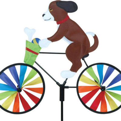 Puppy on a Bicycle/Bike Spinner 20" by Premier