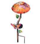 Mushroom Solar Garden Light Stake - Butterfly-0