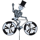 Skeleton on a Bicycle/Bike Spinner - 20" - by Premier