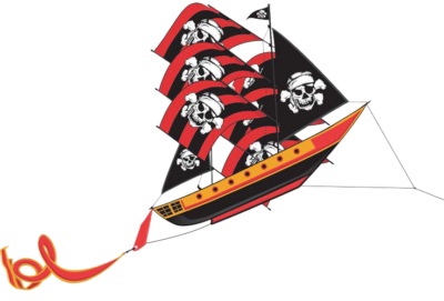 Pirate Ship 3-D Supersize Nylon Kite