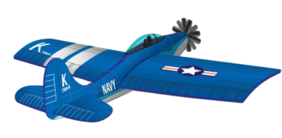Corsair Jet 3-D Kite by Brainstorm