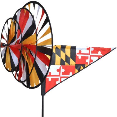 Maryland Flag Triple Wheel Spinner by Premier