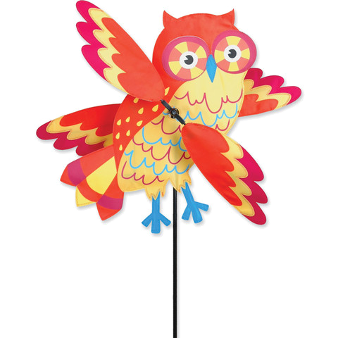 Orange Owl Spinner - 21"