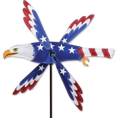 Patriotic Eagle Spinner - 25"