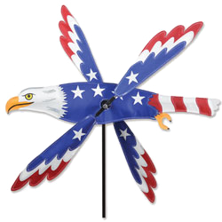 Patriotic Eagle Spinner 18"