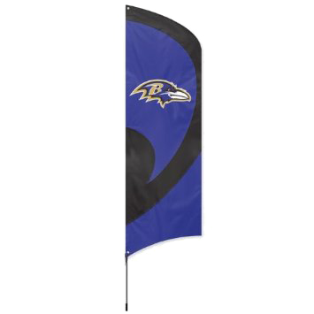 Baltimore Ravens NFL Tall Team Flag - 8.5'