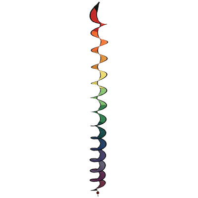 Rainbow Thin Curlie Twister - 48" - by In The Breeze