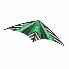 EZ Sport 70 Dual Line Stunt Kite - Green Stripe