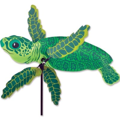 Baby Sea Turtle WhirliGig Garden Spinner - 18"