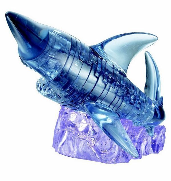 3D Crystal Puzzles- Shark - by University Games