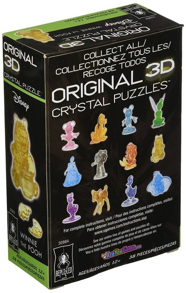 Licensed 3D Crystal Puzzles - Winnie the Pooh - by University Games
