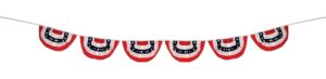 Patriotic Bunting String 9' - by in The Breeze