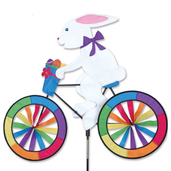 Easter Bunny on a Bicycle/Bike Garden Spinner - 30" by Premier Kites
