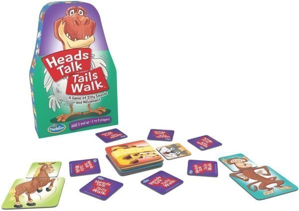 Heads Talk Tails Walk - A Silly Game of Sounds and Movement by Think Fun
