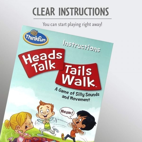 Heads Talk Tails Walk - A Silly Game of Sounds and Movement by Think Fun