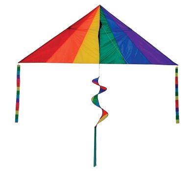 Rainbow 7' Delta Combo King of the Wind Kite by In The Breeze