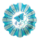 Blue Butterfly 3D Wind Spinner by Spinfinity - 12" Diameter-0