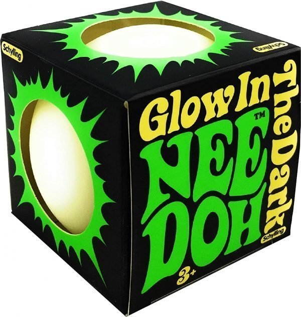 Nee Doh Groovy Glob GLOW IN THE DARK Stress Relief Toy by Schylling