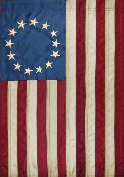 Betsy Ross Applique Garden Flag by Custom Decor