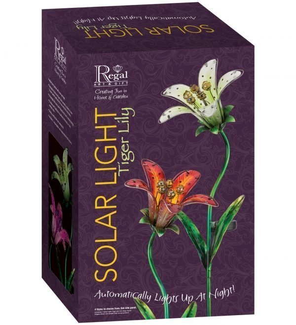 Solar Tiger Lily Stake - Red-126770