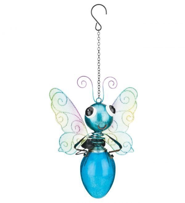 Solar Butterfly Lantern - Blue-126918