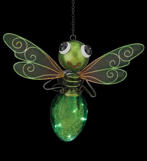 Solar Dragonfly Lantern - Green-126937