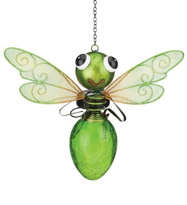 Solar Dragonfly Lantern - Green