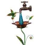Waterdrop Solar Stake - Hummingbird