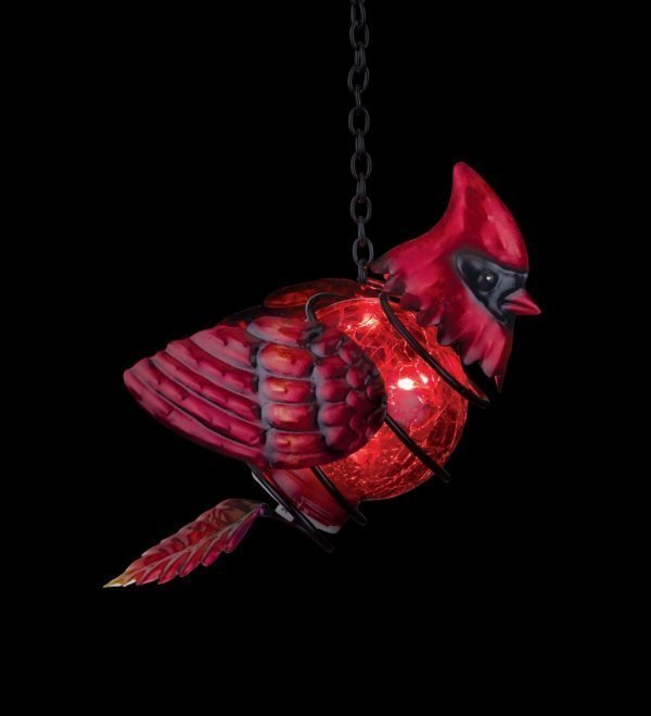 Bird Solar Lantern - Cardinal-127012