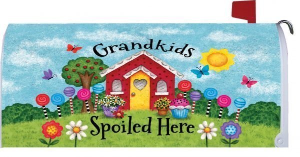 Grandkids Spoiled Here Mailbox Cover