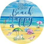 Beach Happy Magnet by Custom Decor