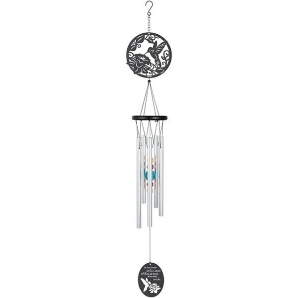 Home 35" Beaded Silhouette Chime by Carson