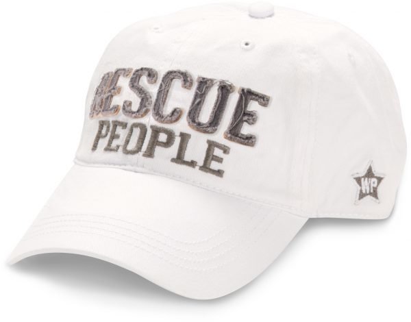 Rescue People - White Adjustable Hat