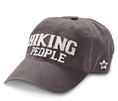 Hiking People - Dark Gray Adjustable Hat-0