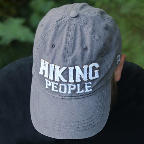 Hiking People - Dark Gray Adjustable Hat-126578