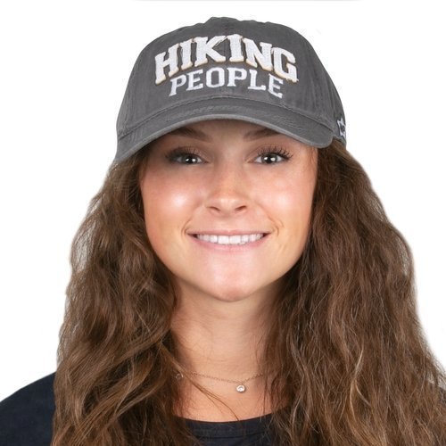 Hiking People - Dark Gray Adjustable Hat-126576