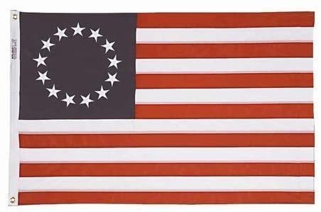 Betsy Ross 3'x5' Nylon Traditional Flag by Annin Flagmakers
