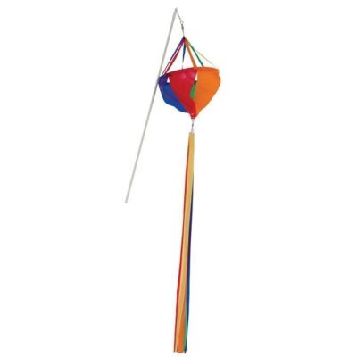 Rainbow 7" Spinnie on a Wand by In The Breeze-0