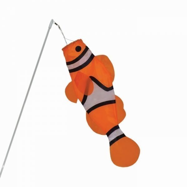 Clownfish on Wand - 18" - by In The Breeze