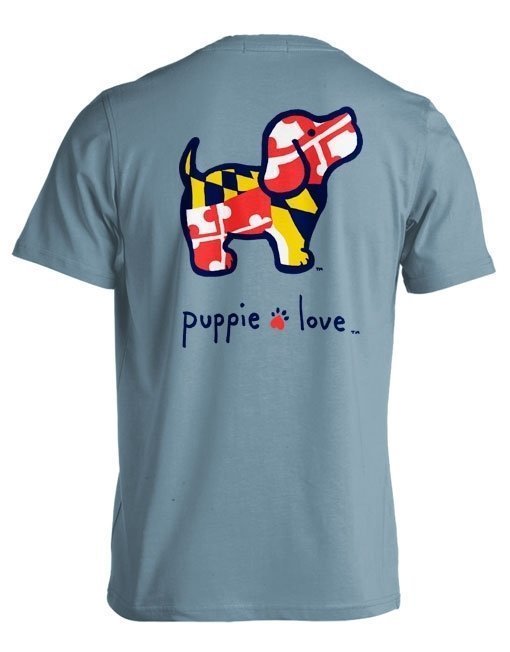 Puppie Love Maryland Pup Short Sleeve T-Shirt by Maryland Brand